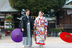 足利織姫神社　前撮り　フォト婚（写真だけの結婚式）　フォトウェディング　子供と一緒に