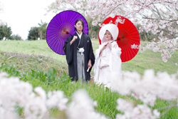 結婚式に来れない祖父母のために出張花嫁衣装撮影　群馬　栃木　埼玉